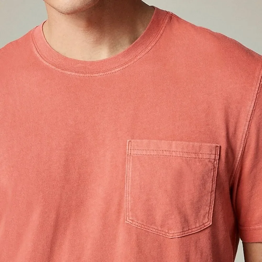 J. Crew Men Slim slub cotton garment-dyed T-shirt Short Sleeve NWT